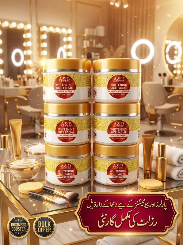 A&B Rice Organic Facial Kit 6 Steps