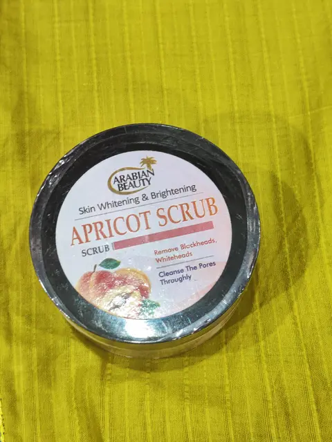 Review Arabian Beauty Skin Whitening & Brightening Apricot Scrub 120ml - Radiant Skin, Naturally